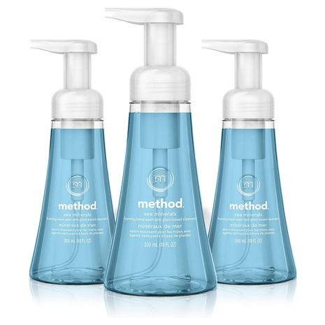 3-Pack Method Foaming Sea Minerals Hand Soap