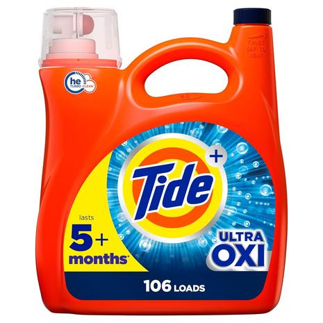 106 Loads Of Tide Ultra Oxi Liquid Laundry Detergent