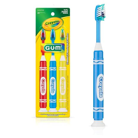 3-Pack Crayola Marker Kid's Toothbrush