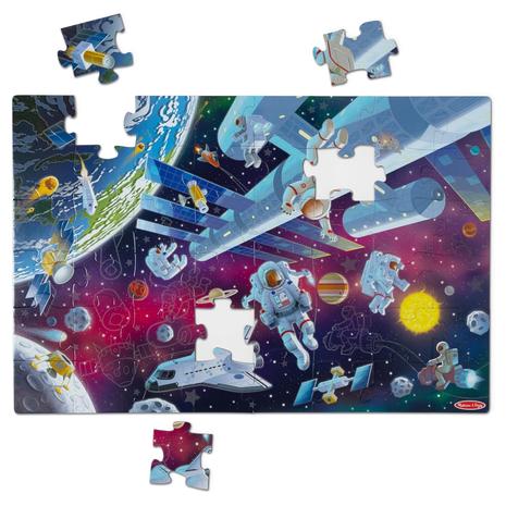 48-Piece Melissa & Doug Glow-in-the-Dark Jigsaw Puzzle