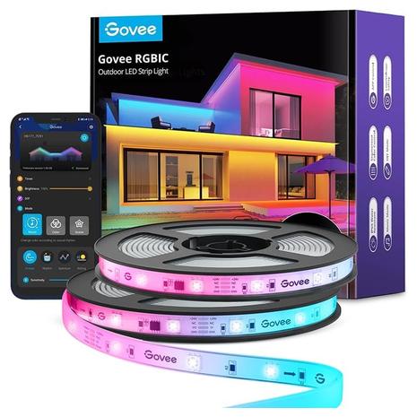 65.6FT Govee Outdoor LED Strip Light w/ App Control & Alexa and Google Assistant