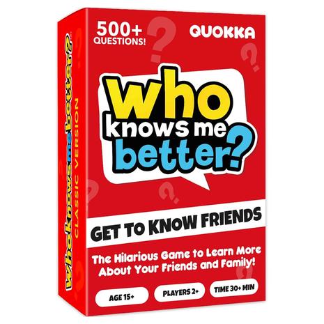 Who Knows Me Better? Card Game Classic Edition