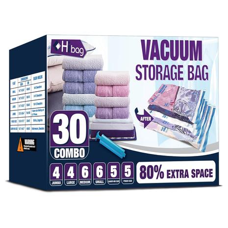 30-Pack Space Saver Vacuum Storage Bags