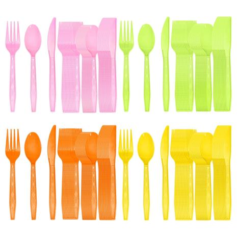 300-Pack Plastic Cutlery Set