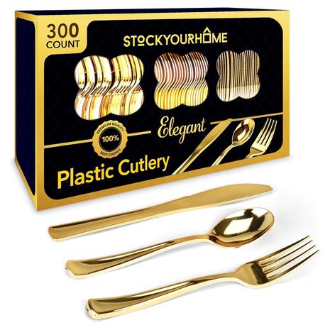 300 Heavy Duty Disposable Cutlery