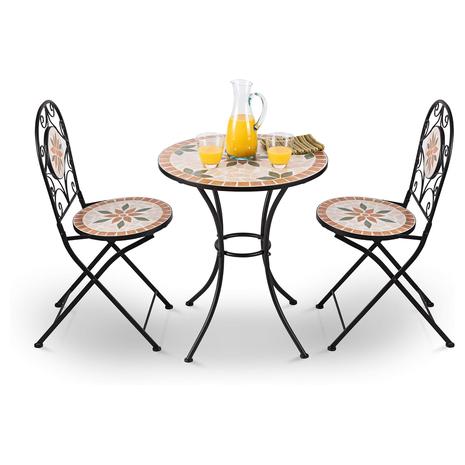 3-Piece Mosaic Bistro Set