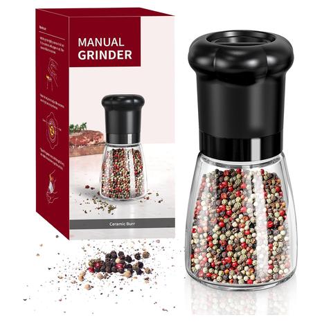 Manual Pepper Grinder w/ Adjustable Coarseness