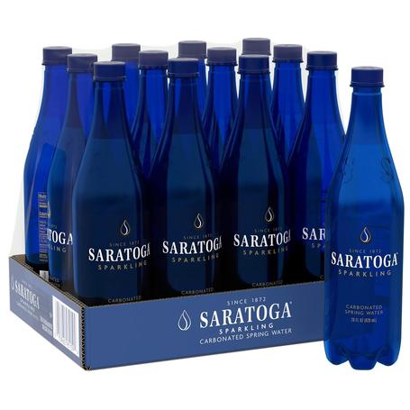 12 Bottles Of Saratoga Sparkling Water