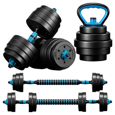 4-in-1 Adjustable 45lbs Dumbbells Set