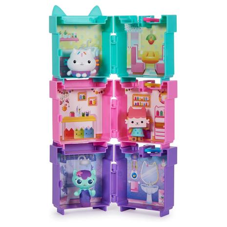 Gabby's Dollhouse 3 Clip-On Playset w/ Toy Figures & Accessories