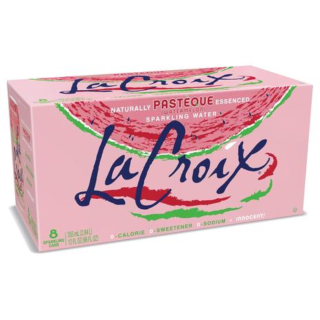 8 Cans Of LaCroix Sparkling Water (Watermelon)