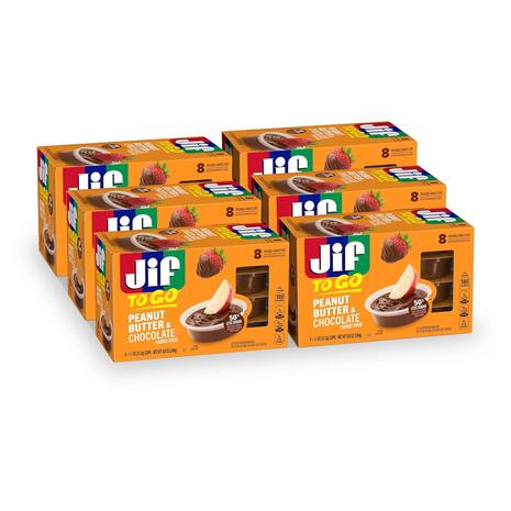 48-Cups Jif Peanut Butter & Chocolate To Go