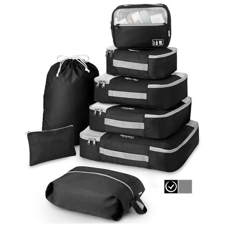 8 Piece Travel Packing Cubes