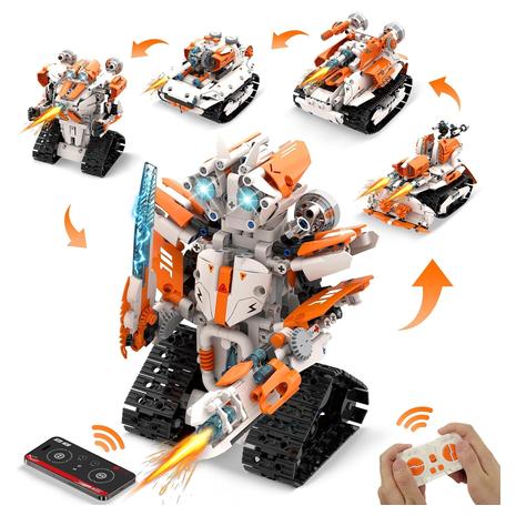 689 Piece 5 in 1 STEM Robot Building Kit