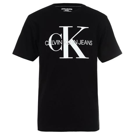 Calvin Klein Boys Logo Crew Neck T-Shirt (Multiple Colors)