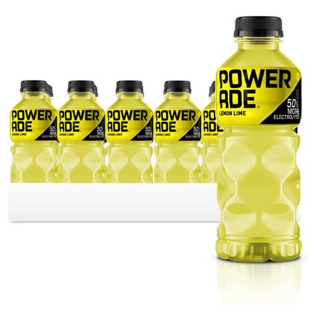 24 Bottles of Powerade Sports Drink (3 Flavors)