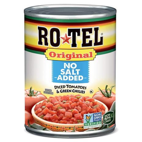 Ro-Tel Original No Salt Added Diced Tomatoes & Green Chilies (OK)