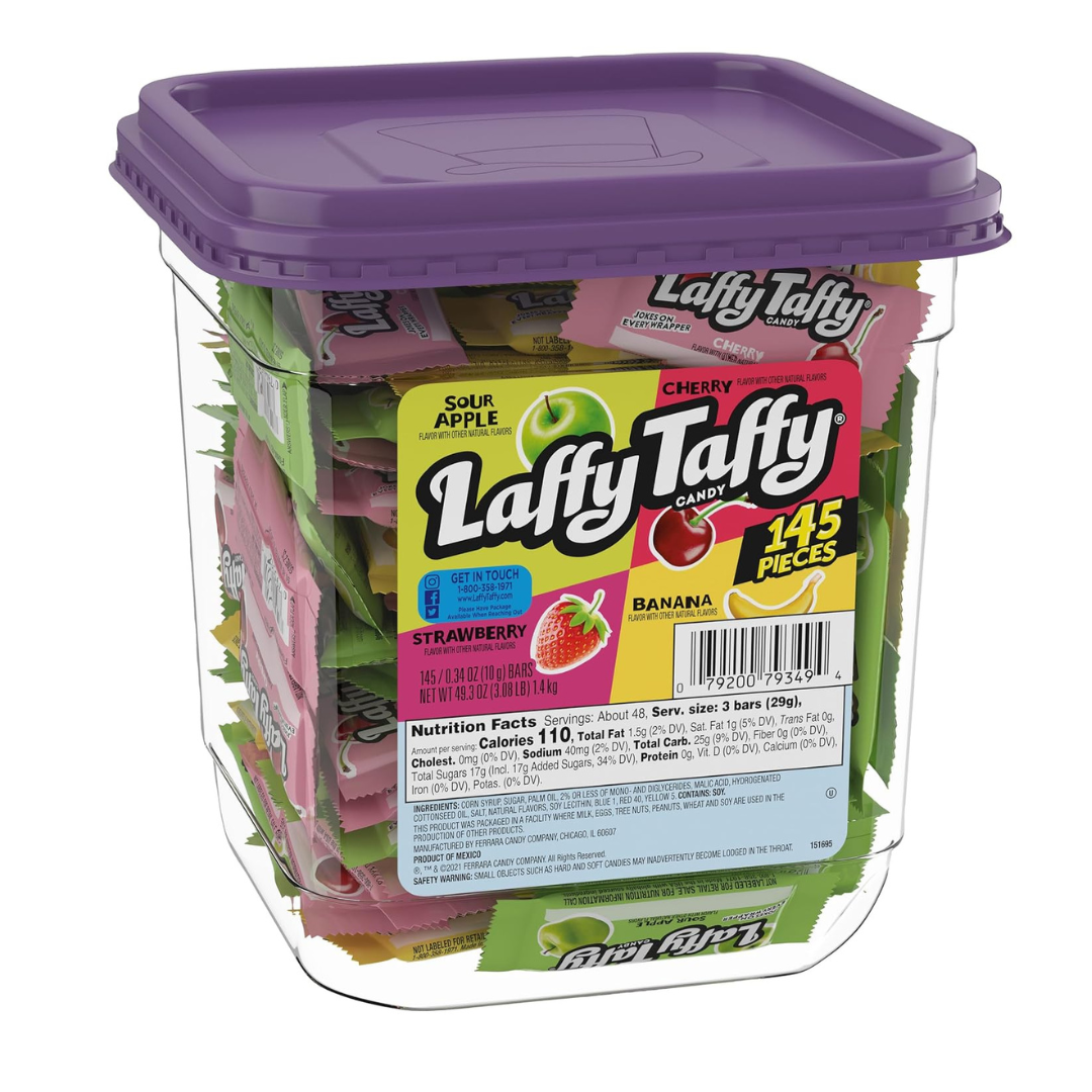 145 Assorted Laffy Taffy Candy