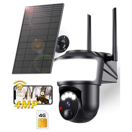 Solar Powered 4G LTE Cellular Security Camera