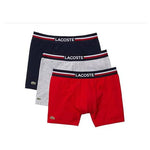 3-Pack Lacoste Men's Cotton Stretch Boxer Briefs