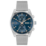 Boss Skytraveller Men's Stainless Steel Chronograph Watch