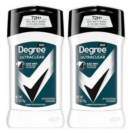 2-Count Degree Men UltraClear Black+White Antiperspirant Deodorant