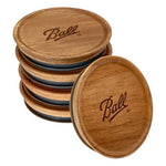 Ball Jar Wooden Storage Lids