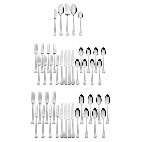 51-Piece Fulton Satin 18.0 Stainless Steel Flatware Set (Service For 8)