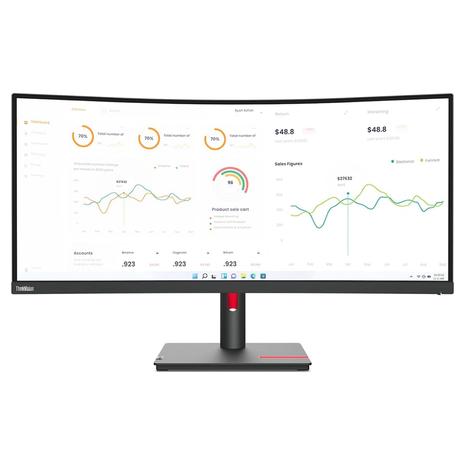 Lenovo ThinkVision 34" UW-QHD Curved LCD Monitor