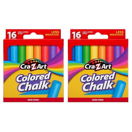 2-Pack Cra-Z-Art Colored Chalk