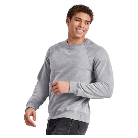 Hanes Men's French Terry Tri-Blend Crewneck Sweatshirt