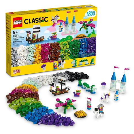 1,800 Piece Lego Classic Creative Fantasy Universe Set