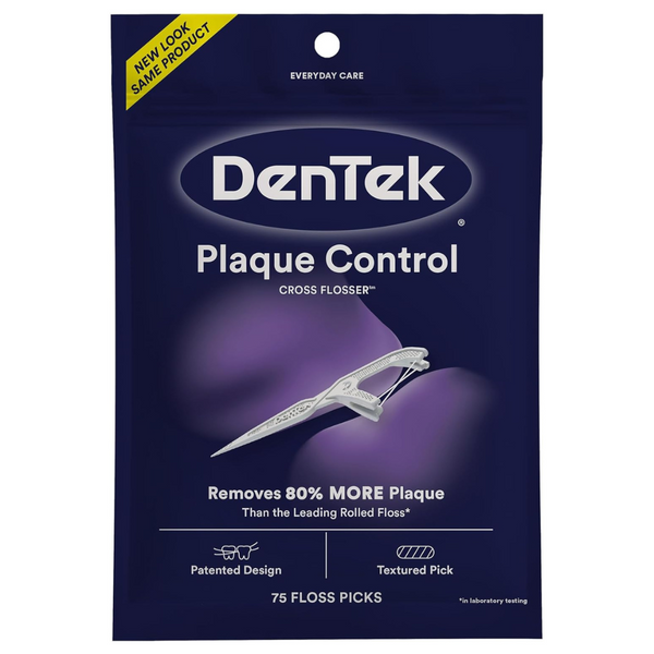 75 DenTek Cross Flosser Plaque Control Floss Picks