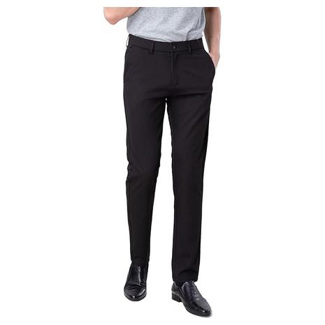 Plaid & Plain Men’s Slim Fit Stretch Dress Pants