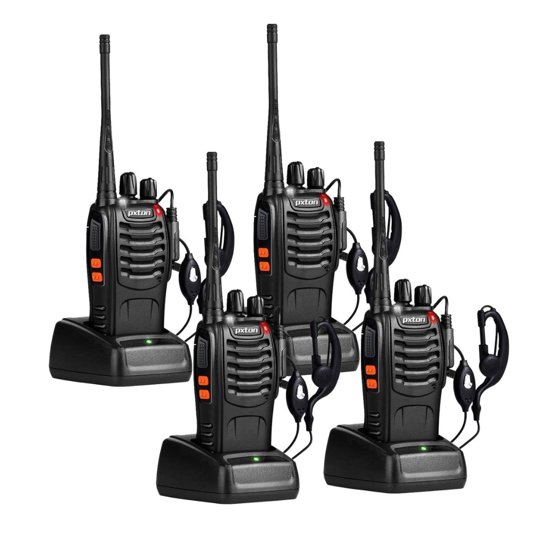 Set Of 4 Pxton Long Range Walkie Talkies