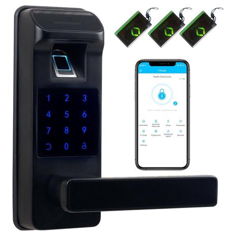 Electronic Fingerprint Door Entry Lock w/ Keypad (3 Colors)