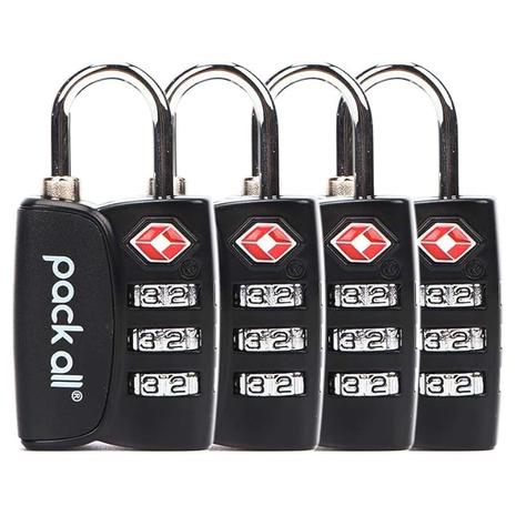 4 TSA Approved Luggage Locks