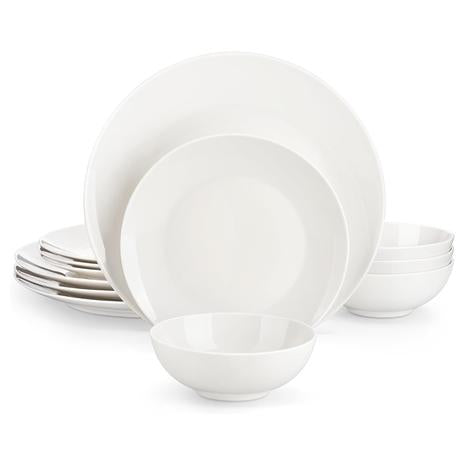 12-Piece Bone China Dinnerware (Set for 4)