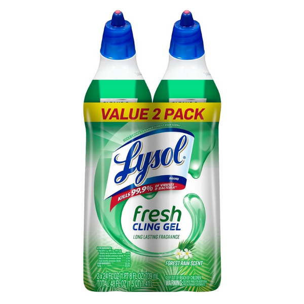 2 Bottles Of Lysol Toilet Bowl Cleaner Cling Or Power Gel