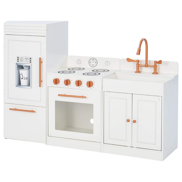 Kids Little Chef Modular Interactive Wooden Play Kitchen