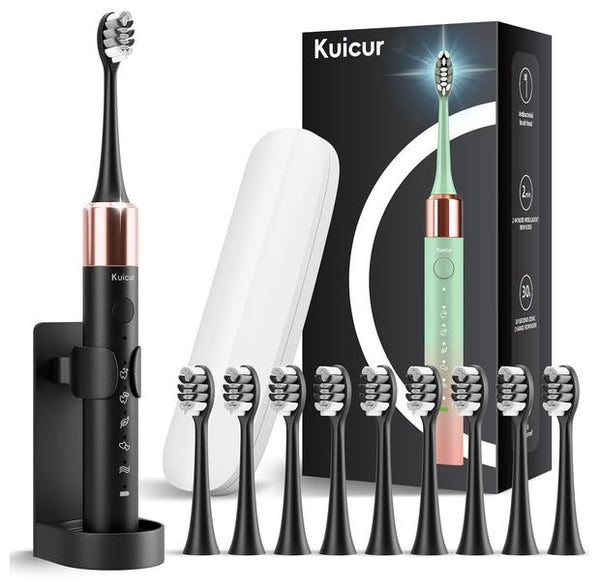 Sonic Electric Toothbrush With 10 Heads