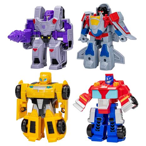 4-Pack Transformers Toys Heroes vs Villains Action Figures