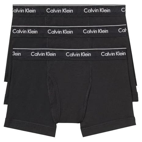 3-Pack Calvin Klein Men's Cotton Classics Trunk Boxers