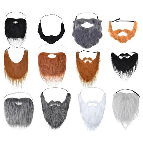 12 Fake Costume Mustache & Beard