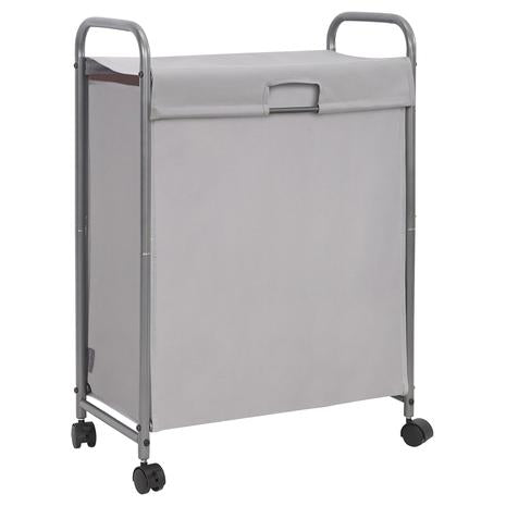 Rolling Laundry Hamper w/ Lid & Wheels