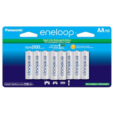 Panasonic Eneloop AA 2100 Ni-MH Pre-Charged Rechargeable Batteries