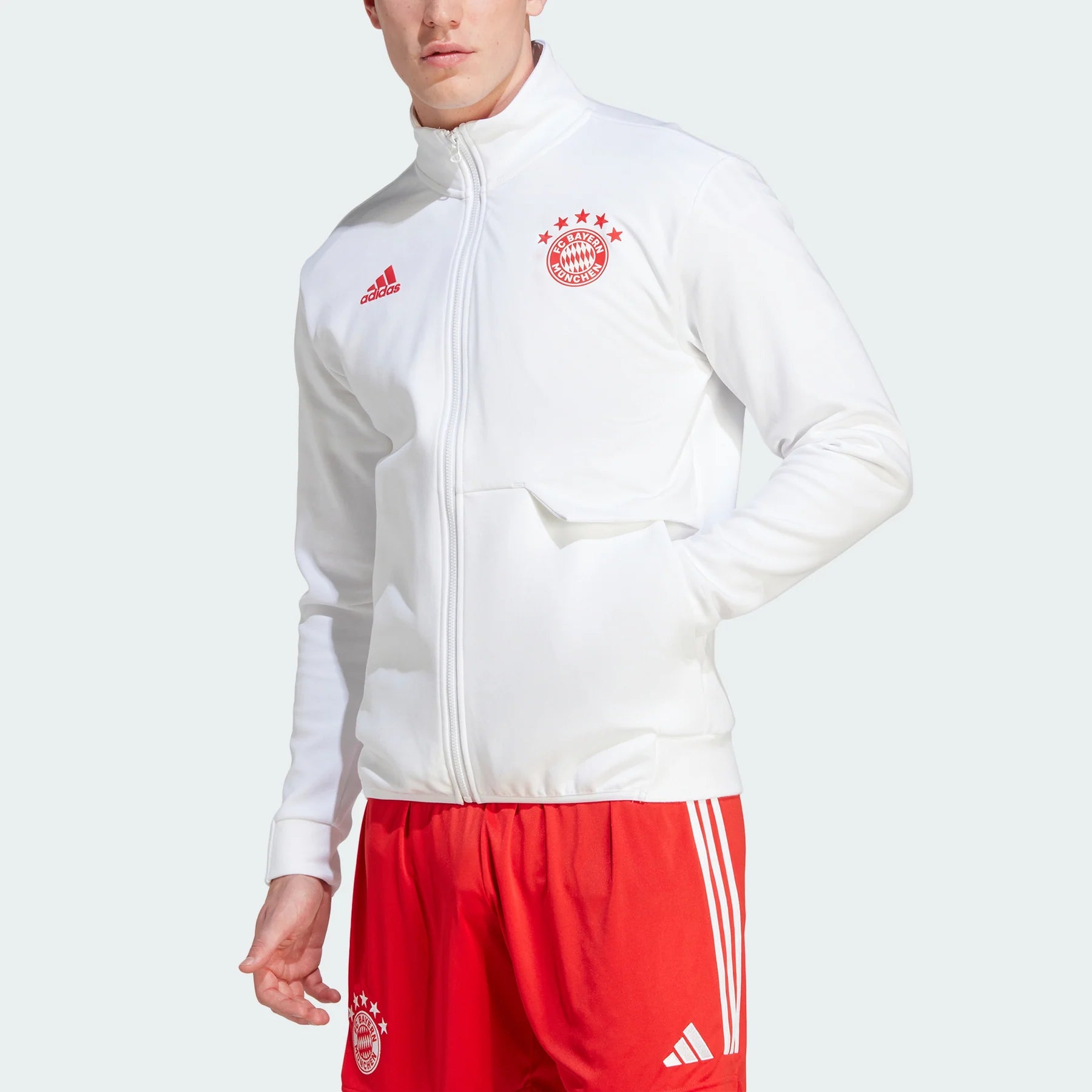 Adidas Men's FC Bayern Munich 2023/24 Anthem Full-Zip Jacket