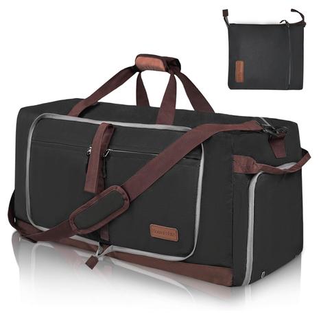 Waterproof Foldable Travel Duffle Bag With Shoe Compartment