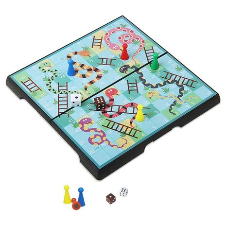 Magnetic Travel Snakes & Ladders Board Game