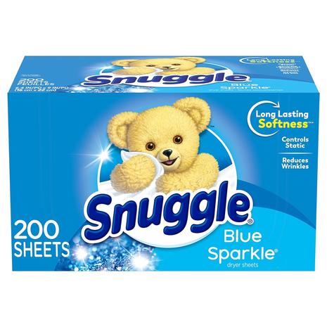 200 Snuggle Fabric Softener Dryer Sheets